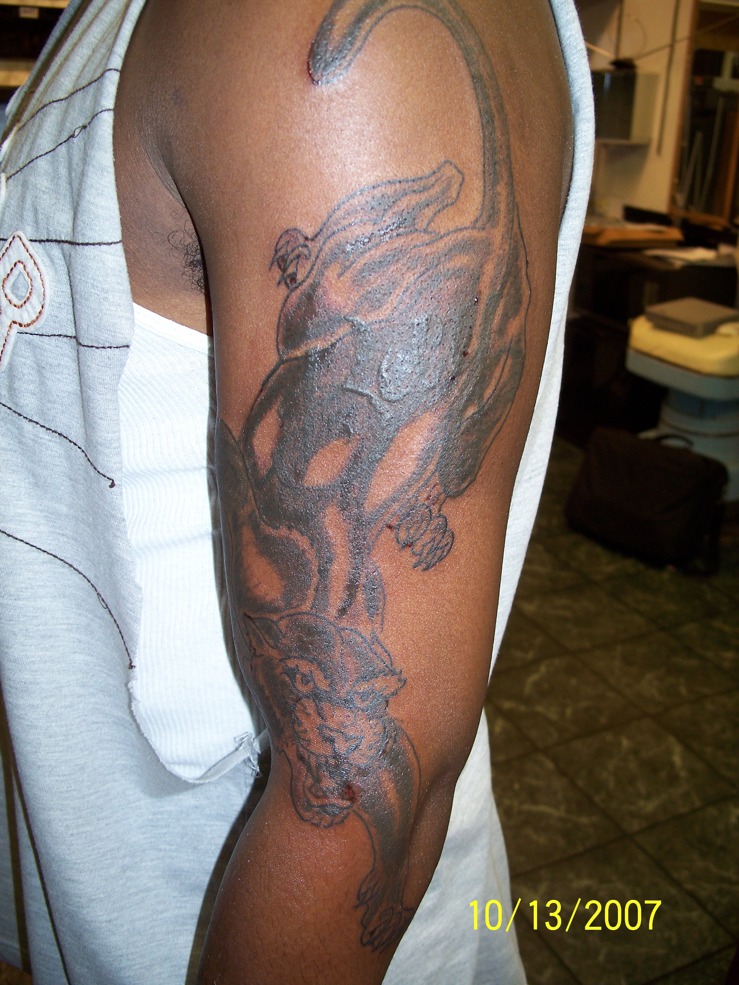 File:Tattoos, panther cover-up by Keith  - Wikimedia  Commons
