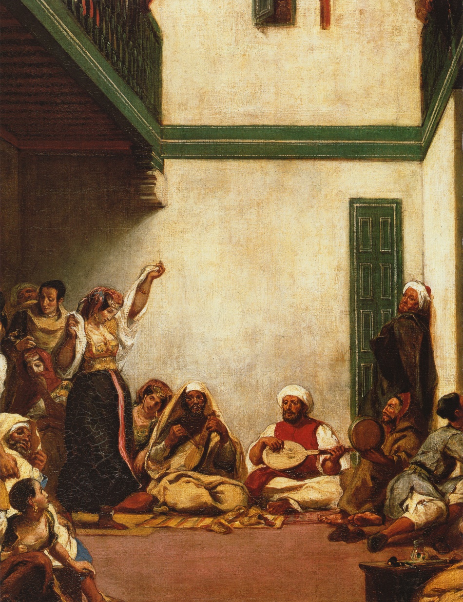 delacroix orientalism: Eugene Delacroix, Jewish Wedding in Morocco, 1837-1841, The Louvre, Paris.