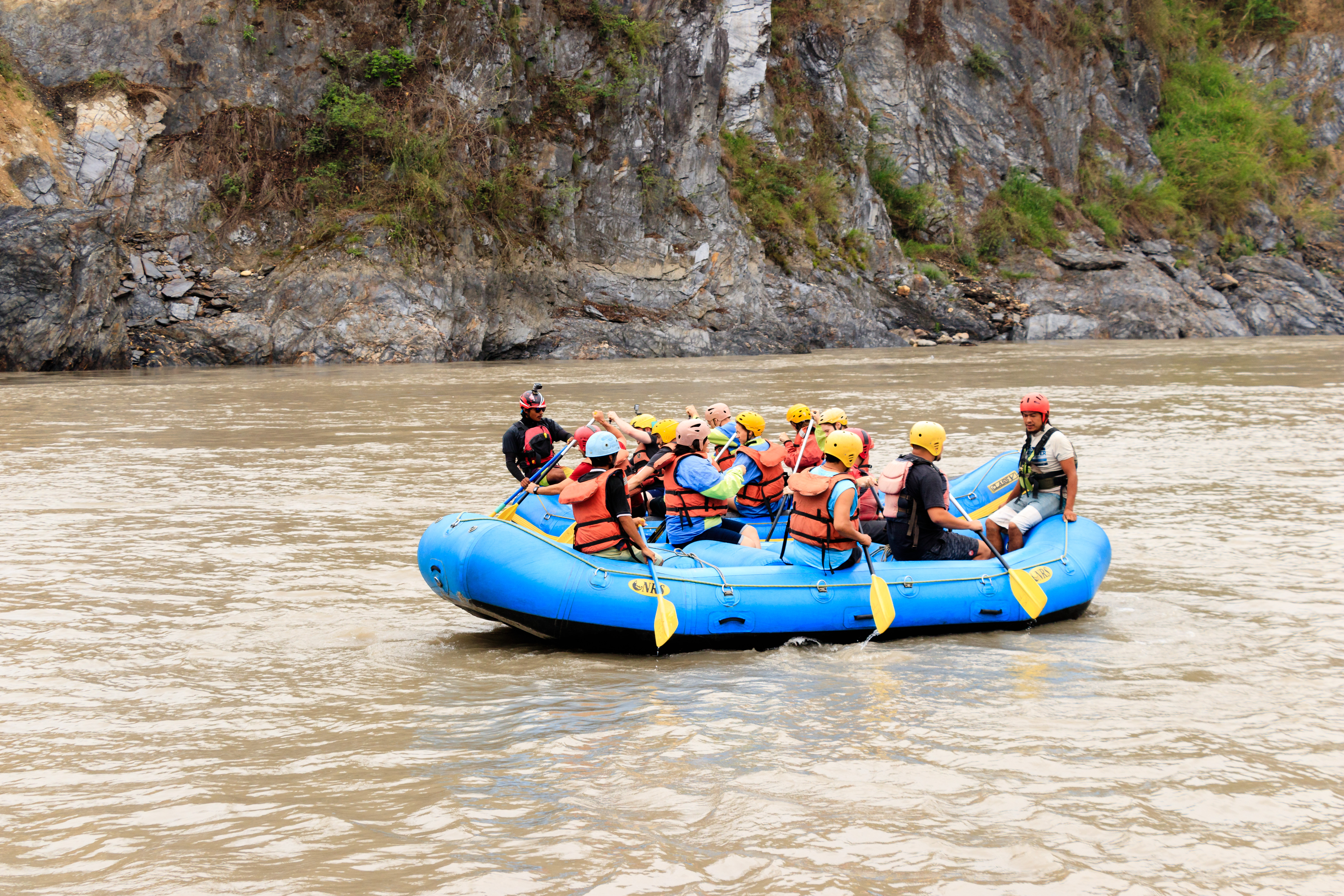 Rafting the Martha Brae River