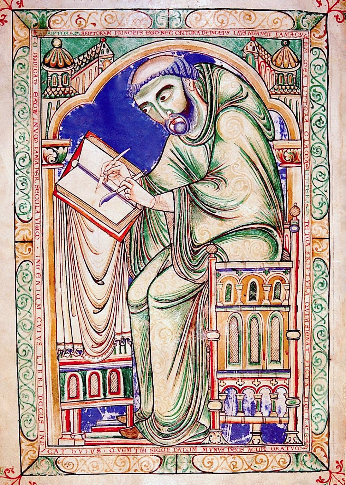 Image result for monks reading  books 13th century