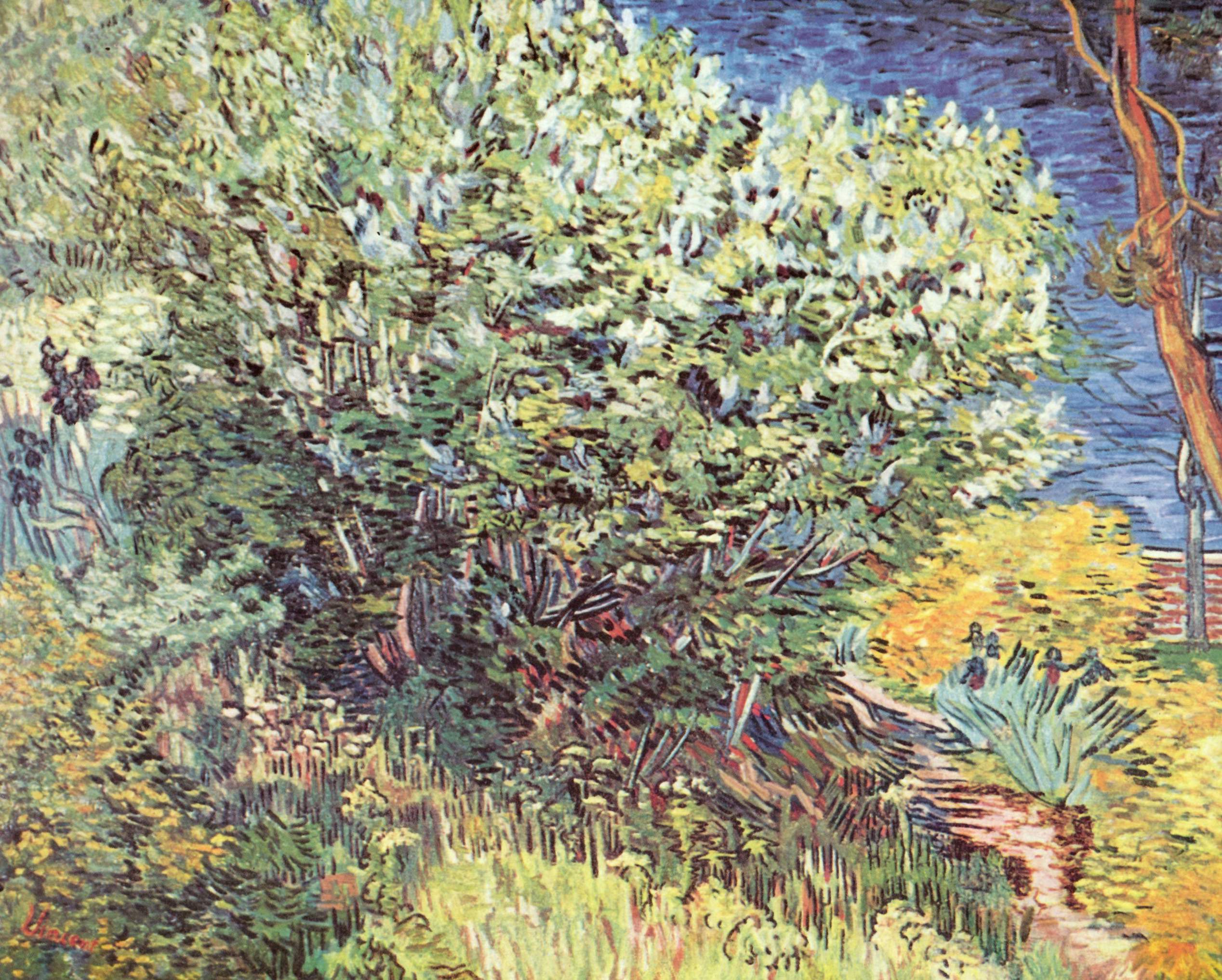 Van Gogh Marguerite Gachet nel giardino quadro stampa tela dipinto telaio arredo 