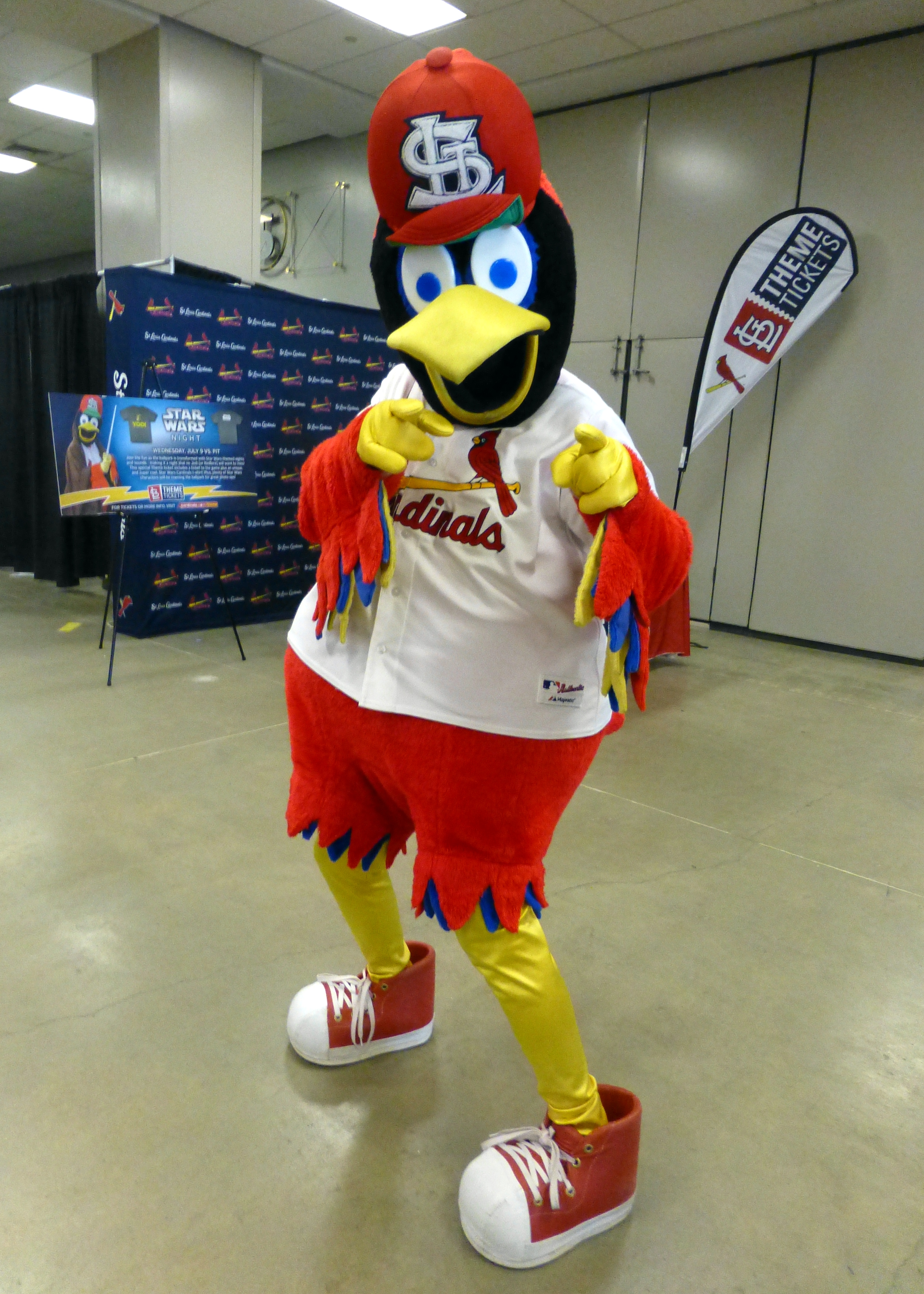 St Louis Cardinals Mascot Fredbird – The Emblem Source