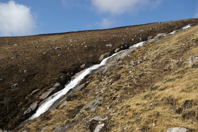 File:Waterfall on the Corrie Burn - geograph.org.uk - 1267979.jpg