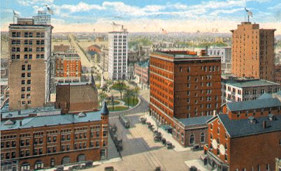 Youngstown, 1910s: Central Square and Viaduct (view looking south)
