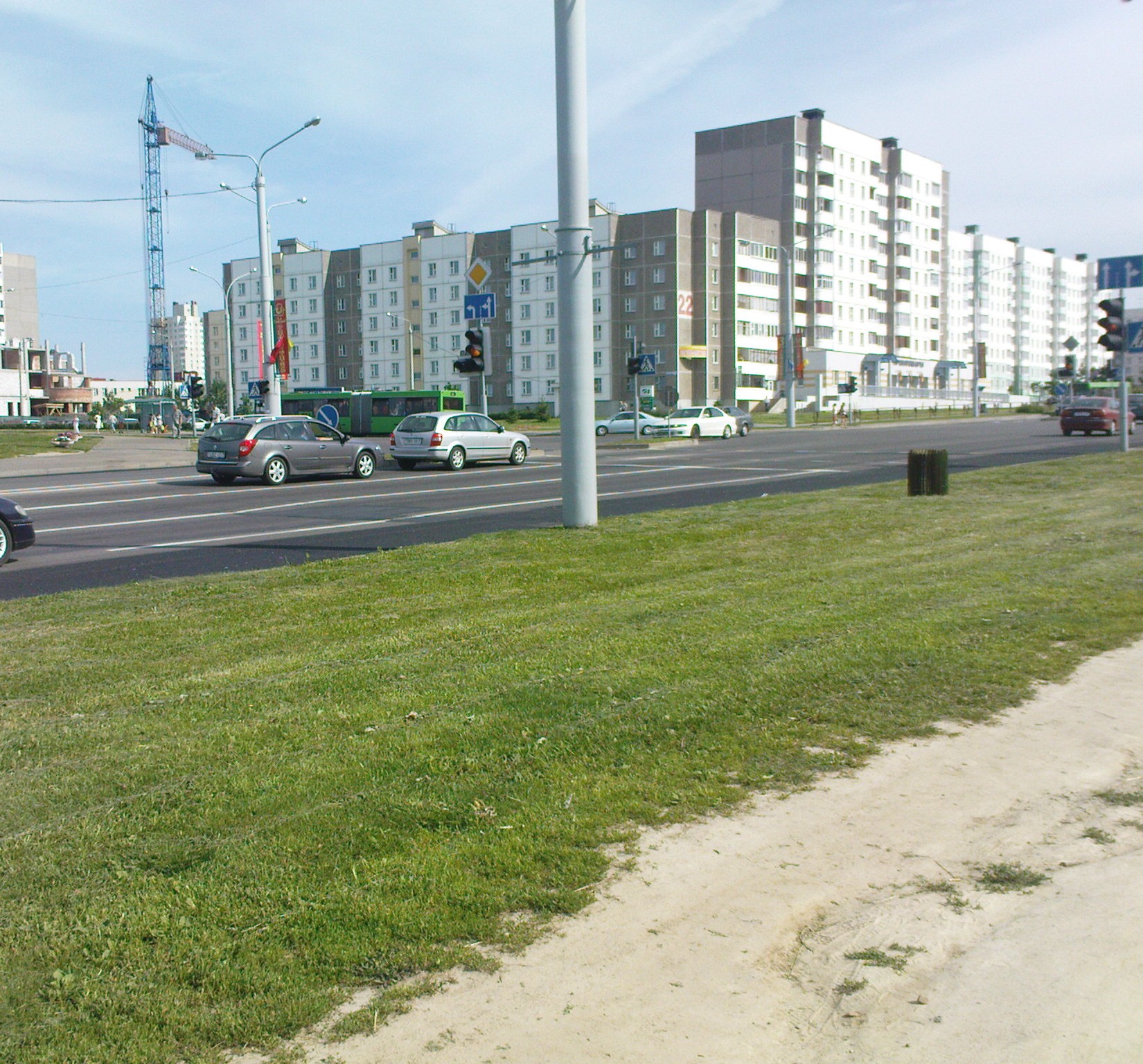 Город Минск Игуменский тракт вид сверху