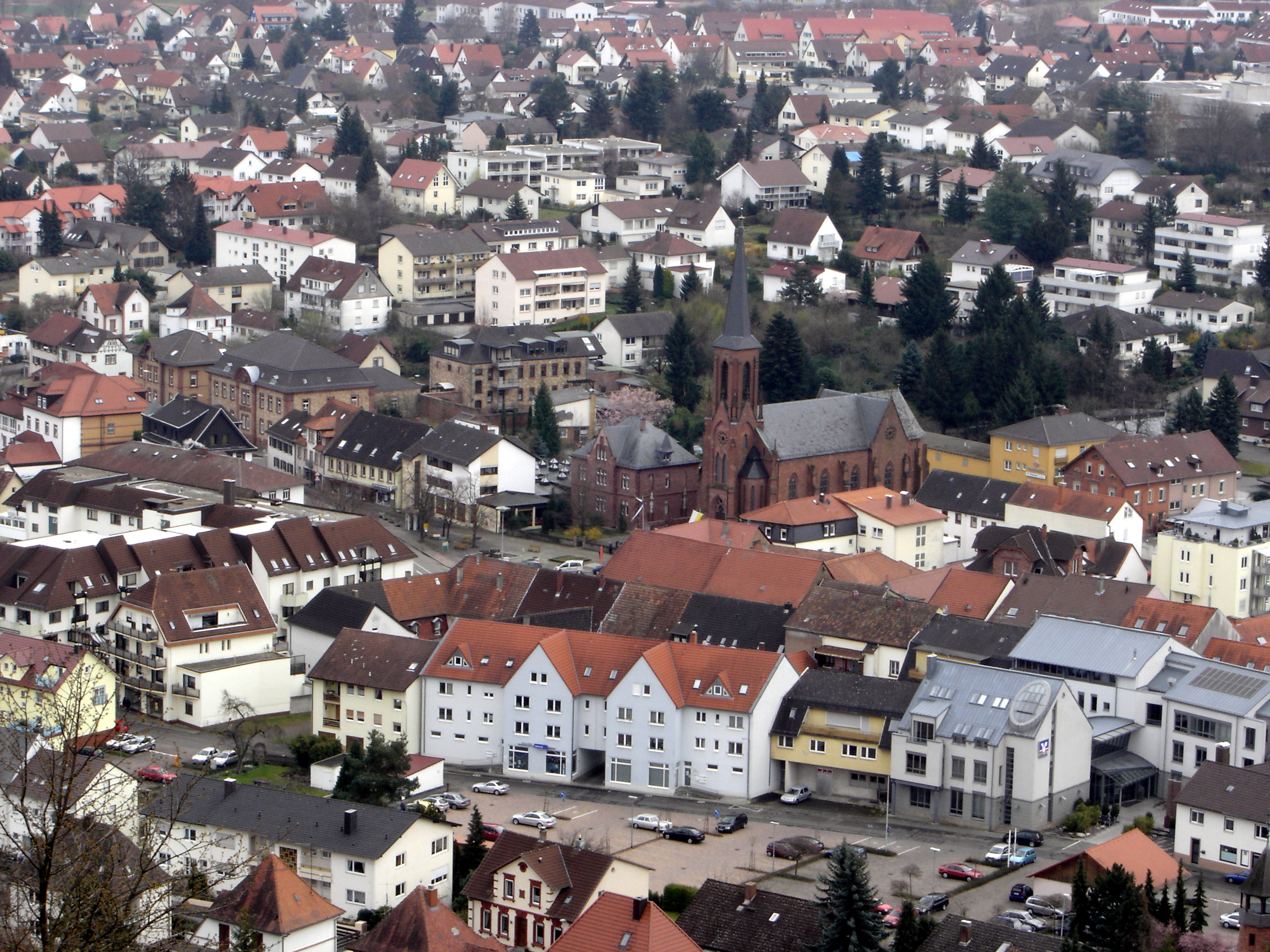 Blick auf die Kirche