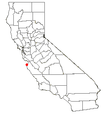 Location of Pacific Grove, California