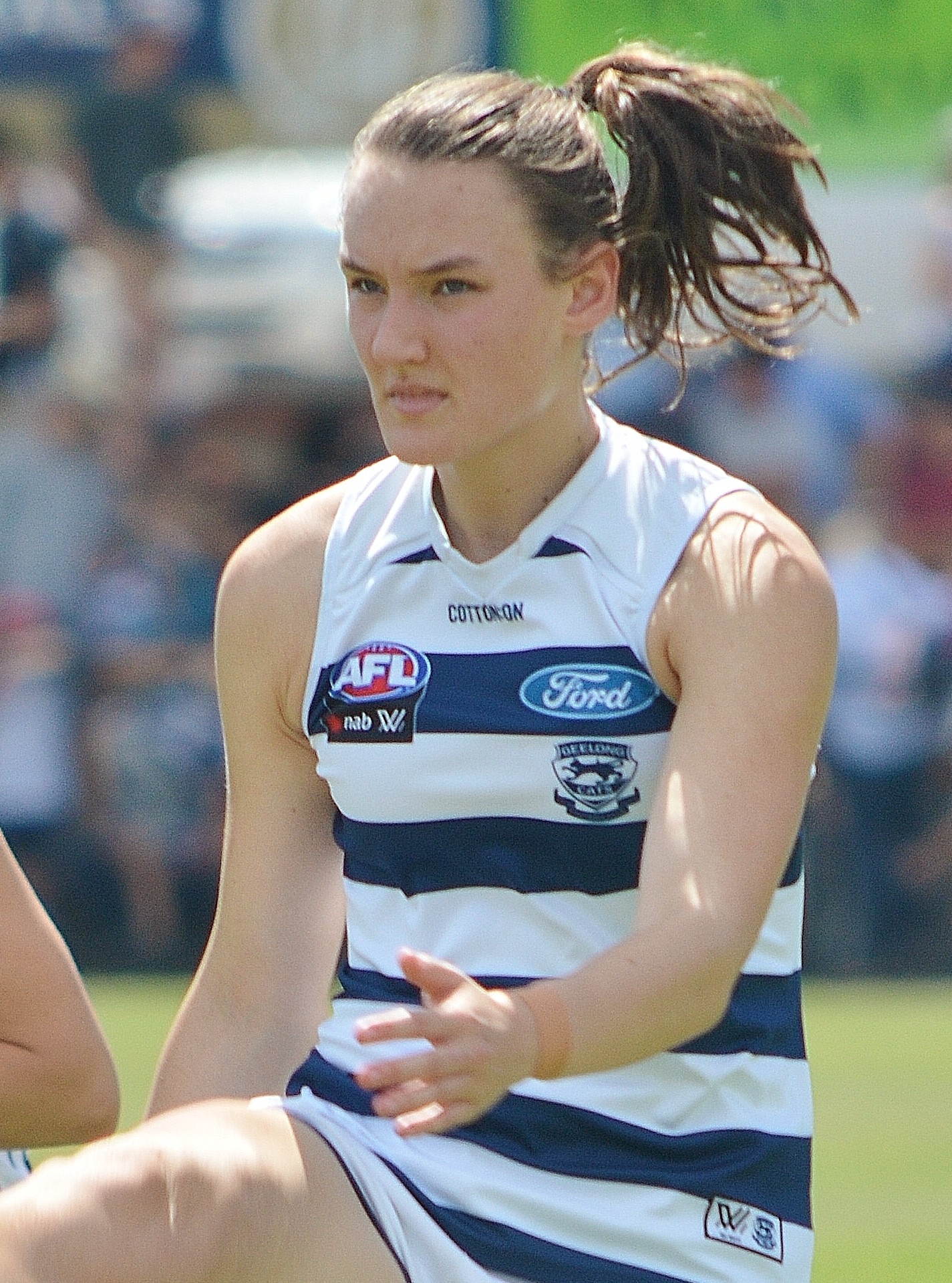 Clarke with Geelong in February 2020