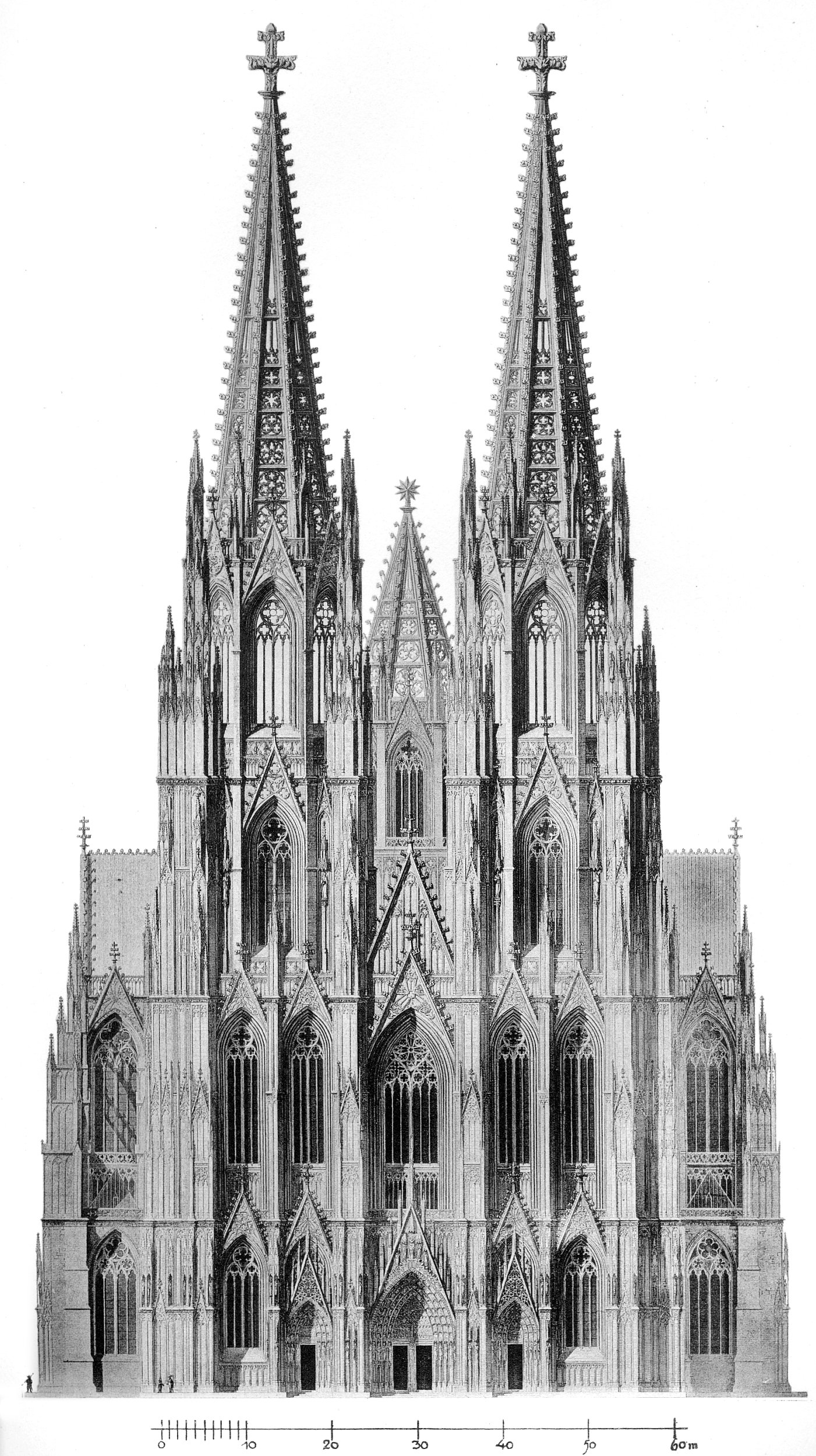 Кёльнский собор фасад