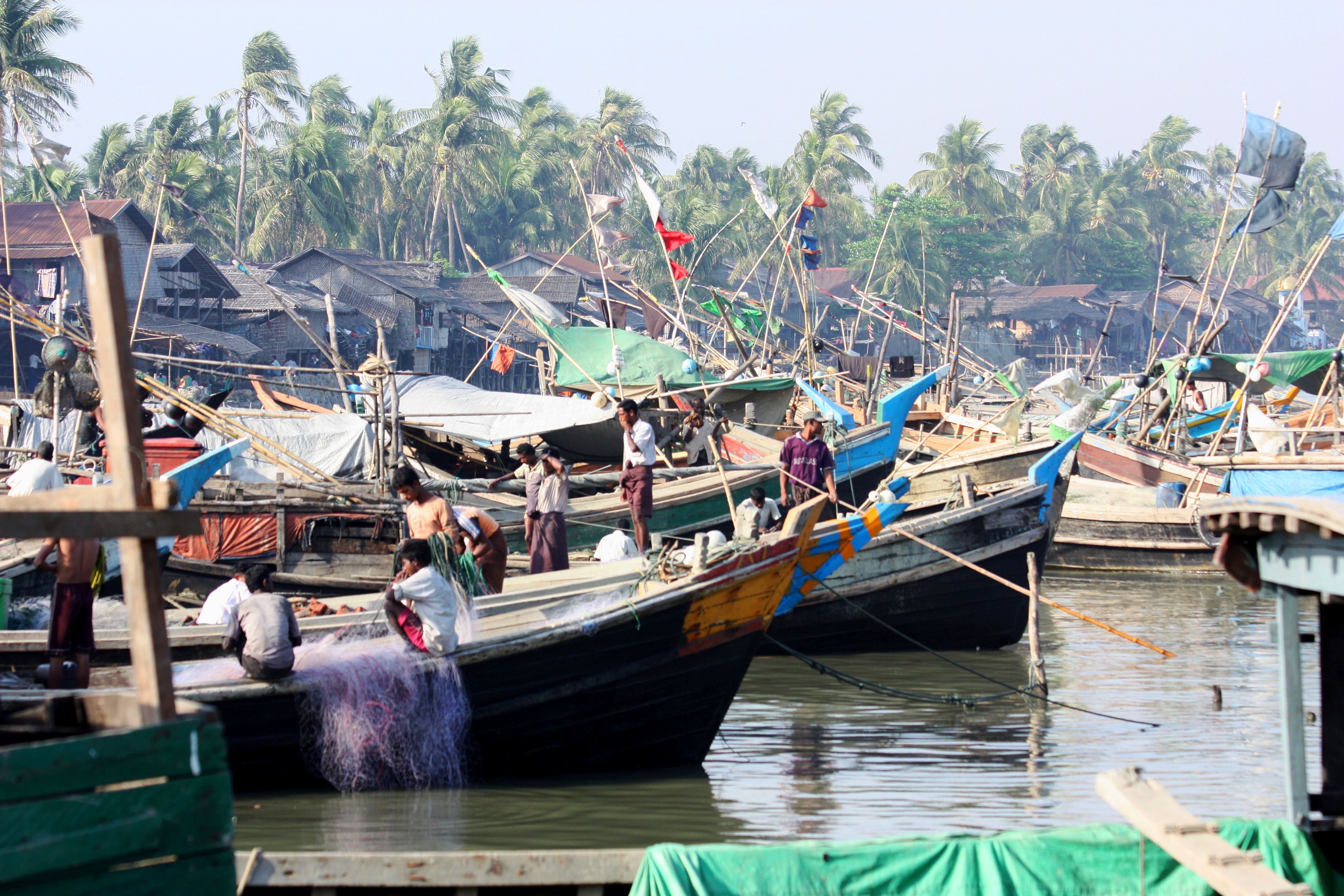 File IMG3688 Burma Sittw city Akyab Arakan State Fishers