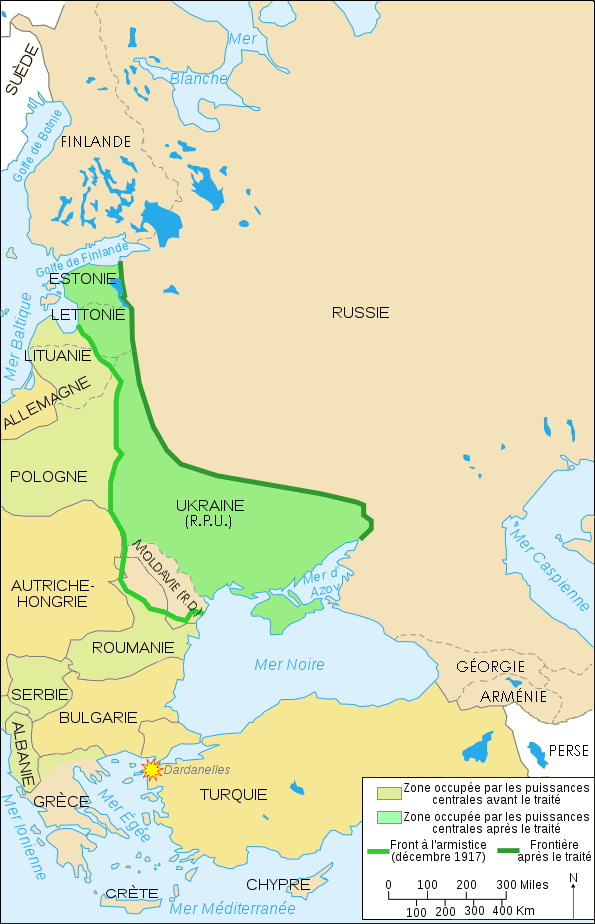 Территория отданная по Брестскому договору.