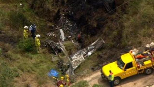 File:P-51 Mustang plane crash kills pilot at Iredale, near Helidon, QLD (8152574173).jpg