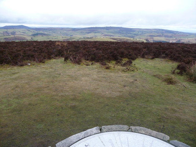 Pole Bank toposcope on The Long Mynd - geograph.org.uk - 1712447
