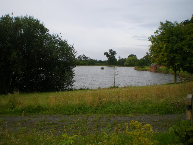 Pool and boat house at Wrottesley Hall - geograph.org.uk - 1420579