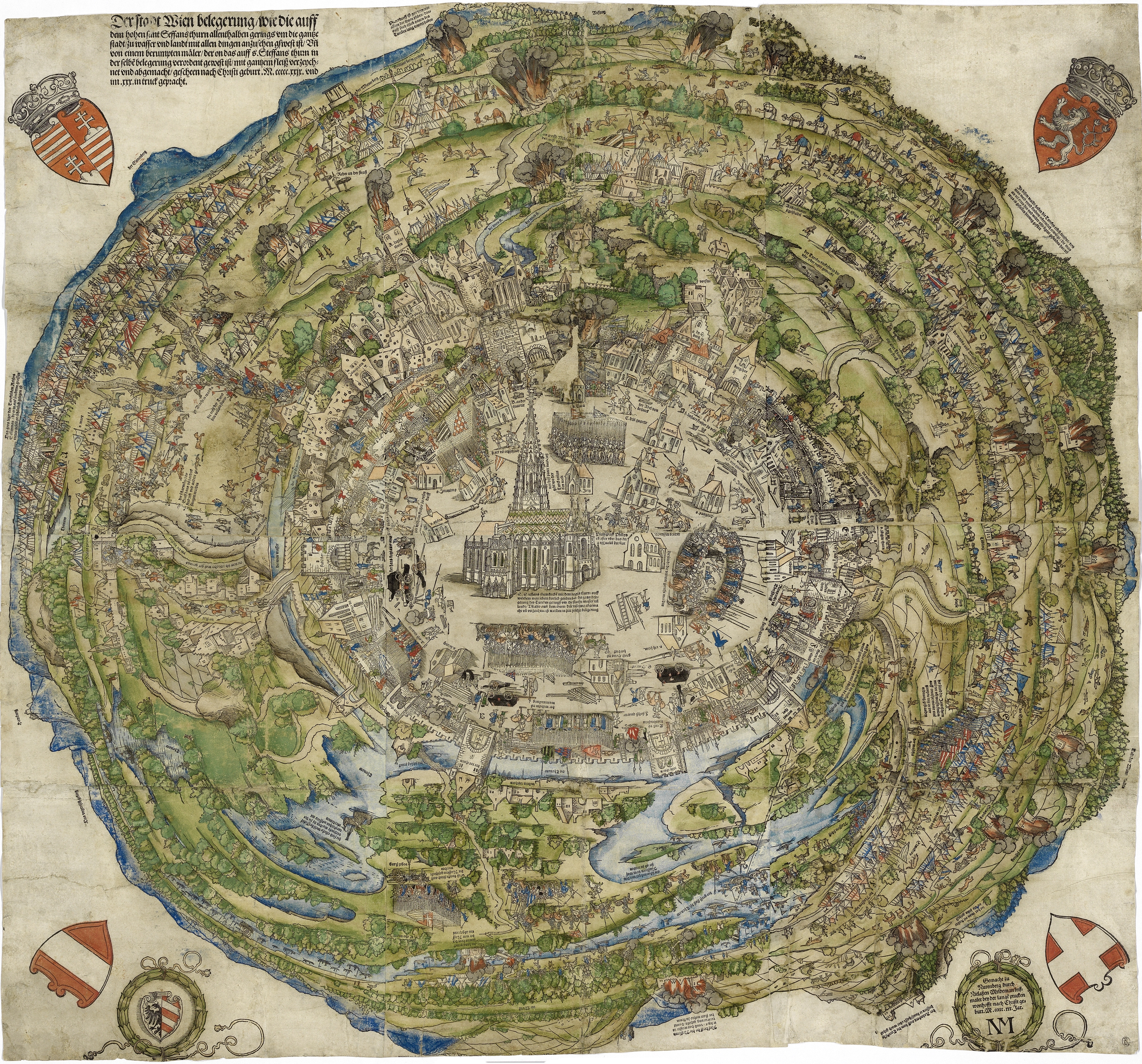 Mapa circular de Viena