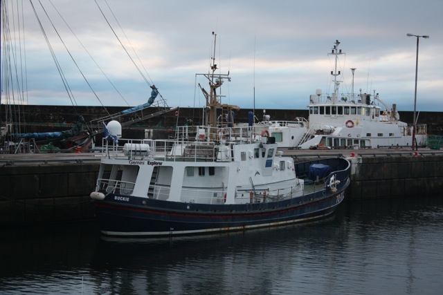 File:'Gemini Explorer' in Buckie Harbour - geograph.org.uk - 2088256.jpg