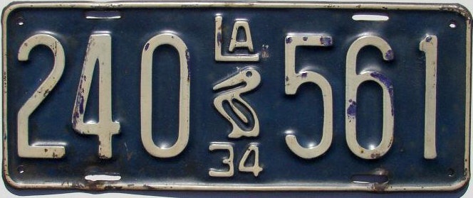 File:1934 Louisiana license plate.jpg