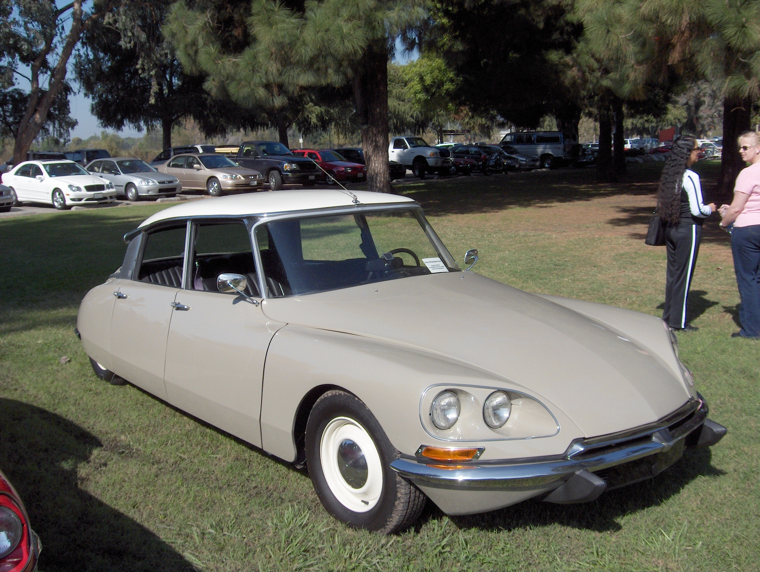 rétroviseur intérieur, DS de 1961 à 1968, avec son pied, chromé, n