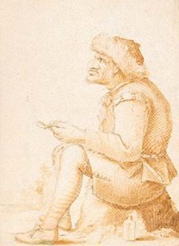 File:Anthonie Crussens - Seated Peasant, Smoking a Pipe.jpg