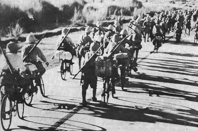 File:Bicycle-mounted Japanese Troops in the Philippines.jpg