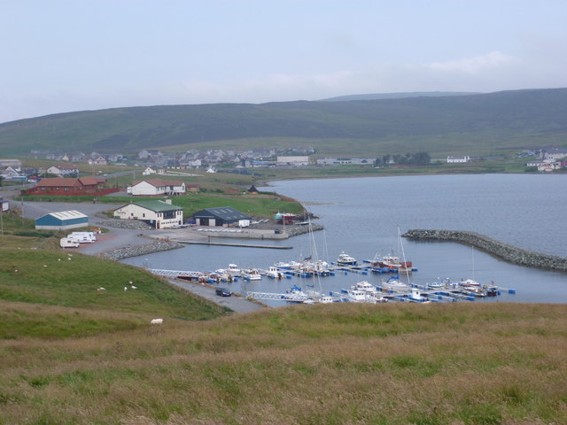 File:Brae, the marina from the east - geograph.org.uk - 2742231.jpg