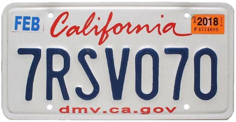 ca vehicle registration information