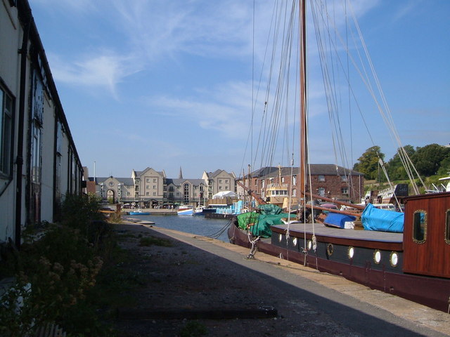 Exeter canal basin - geograph.org.uk - 238682