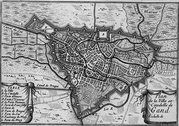 File:Ghent, Belgium, old map.jpg