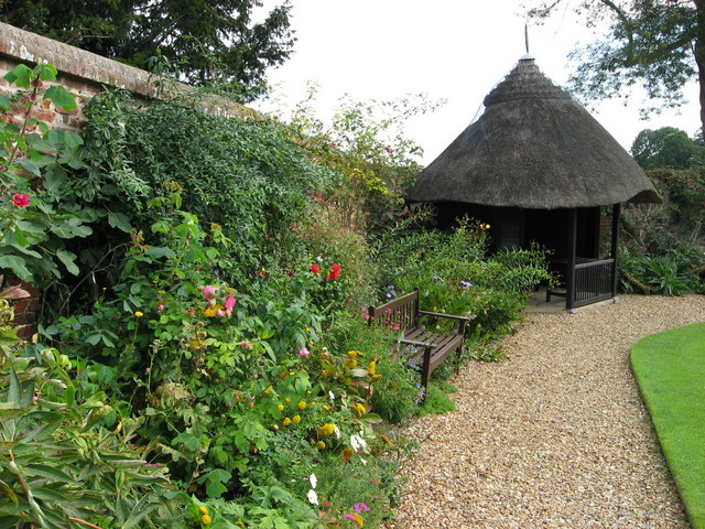 Inside the walled garden at Madingley Hall - geograph.org.uk - 970101