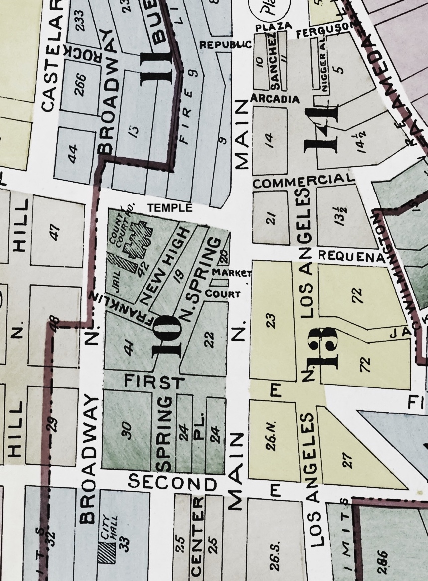 File Los Angeles Cbd 1886 Map Jpg Wikimedia Commons