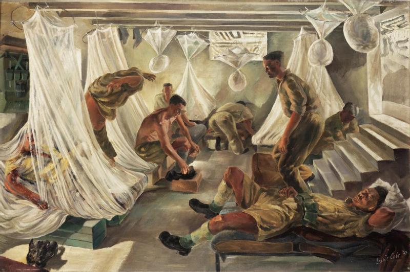 File:Malta- Gunners Resting between Alerts at a Heavy Aa Post Art.IWMARTLD3552.jpg