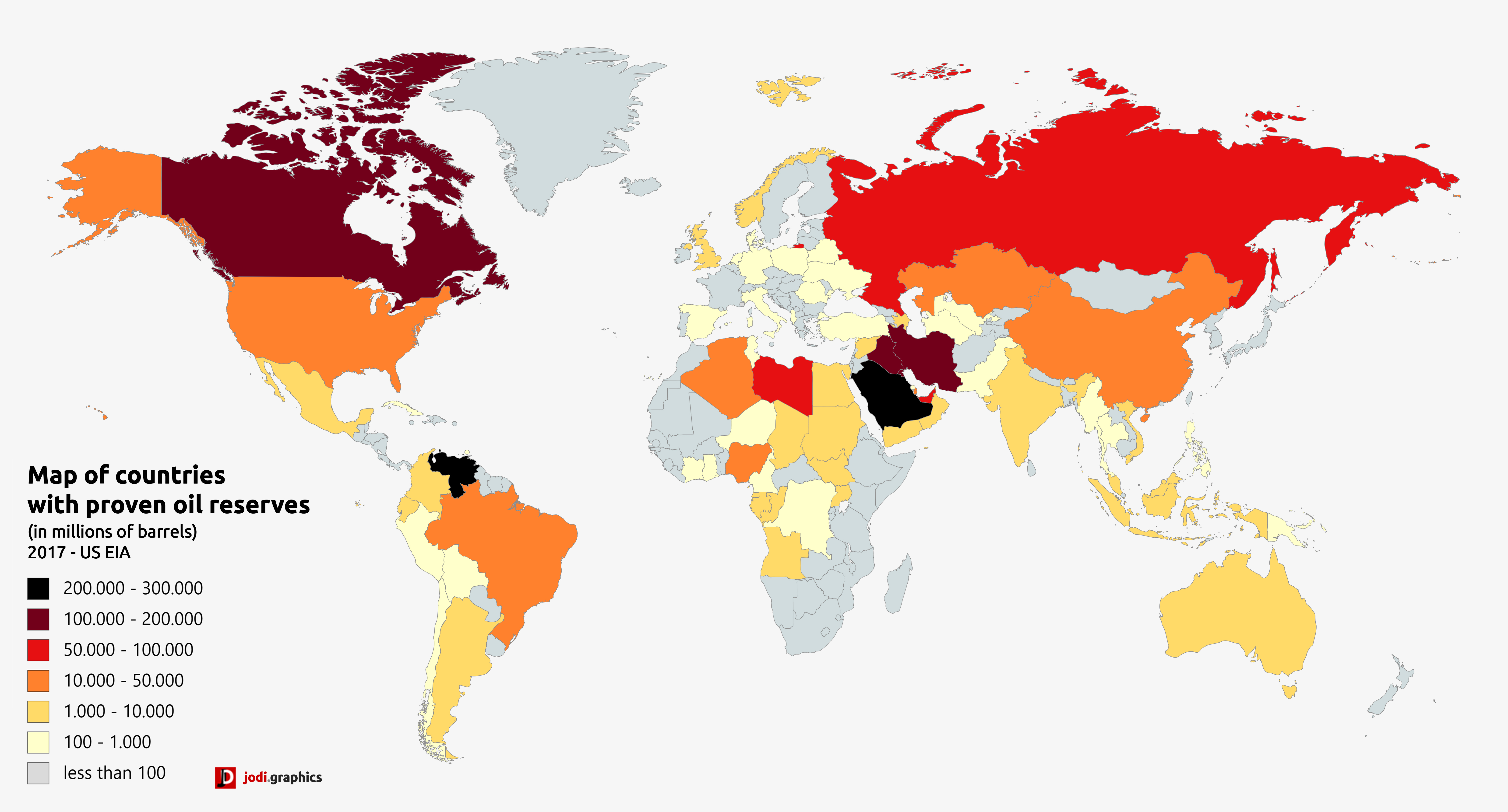 List of countries by proven oil reserves Wikipedia