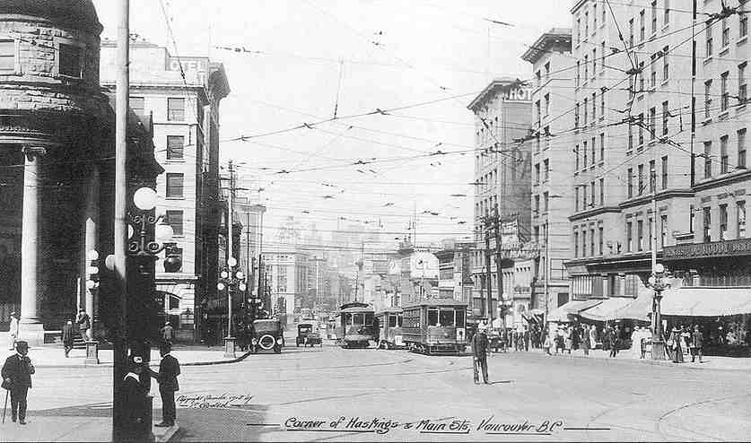 Historic photos of Vancouver's Robson Street in the 1970s