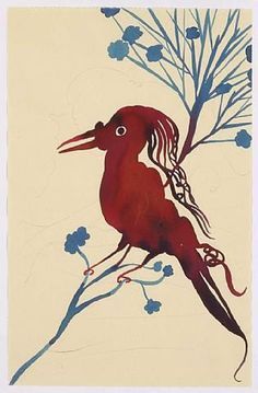 Red Bird Chris Ofili