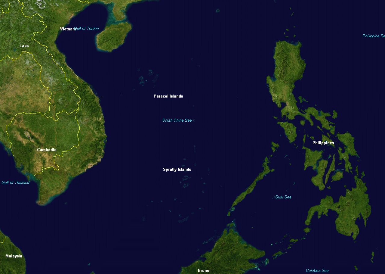 Где южно китайское море. Острова Спратли в Южно-китайском море на карте. Острова Спратли в Южно-китайском море. Острова Южно китайского моря на карте.
