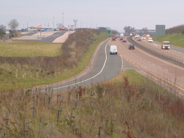 File:A30 junction for Exeter Airport - geograph.org.uk - 136975.jpg