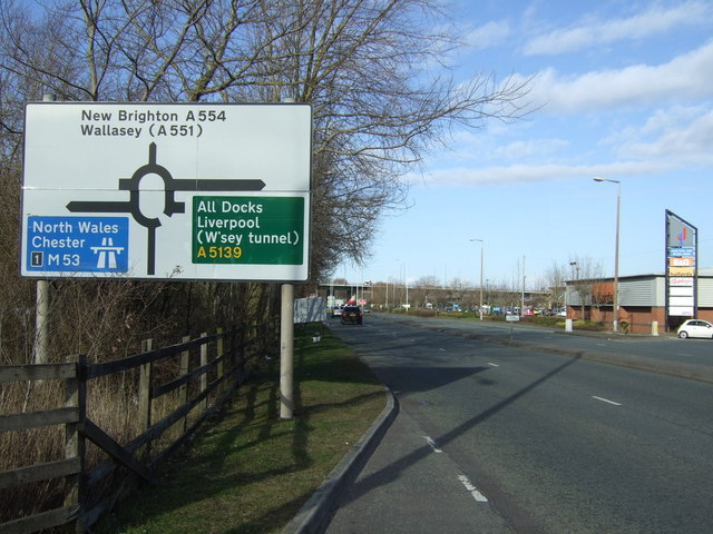 File:A554 towards New Brighton - geograph.org.uk - 3869912.jpg