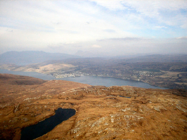 File:Aerial View toward Ullapool - geograph.org.uk - 36145.jpg