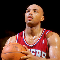 Charles Barkley, inducted in 2005, played for the Philadelphia 76ers from 1984–1992.