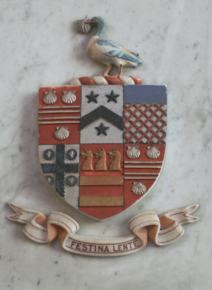 File:Coat of Arms, Cartmel Priory - geograph.org.uk - 954067.jpg