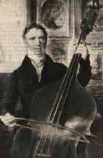 The Italian bass virtuoso Domenico Dragonetti helped to encourage composers to give more difficult parts for his instrument. Domenico Dragonetti.JPG