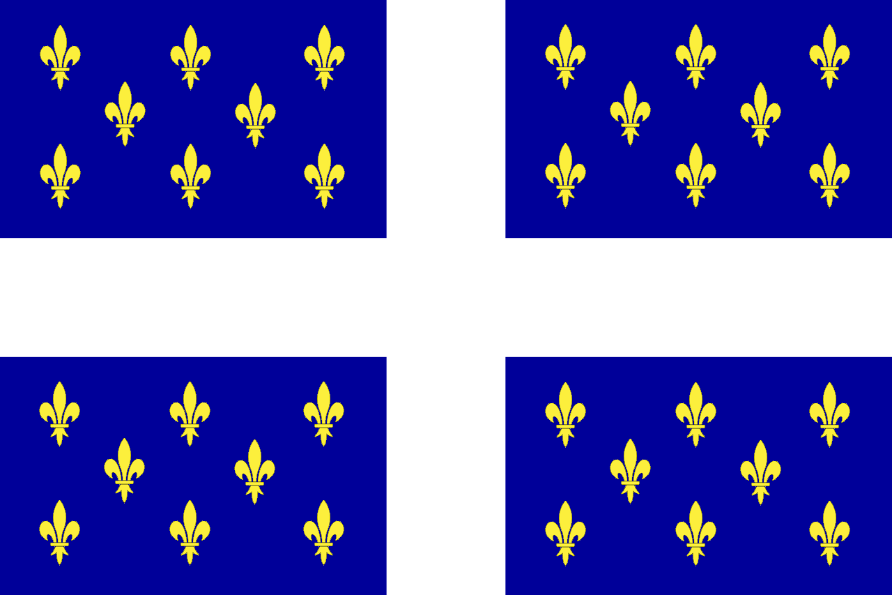 DRAPEAU ROYAUME DE FRANCE