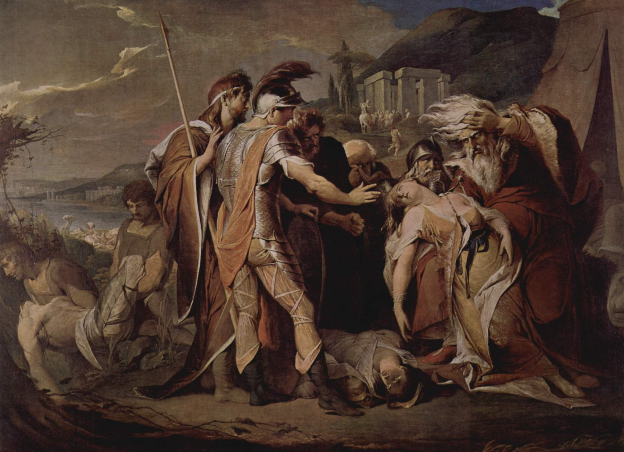 King Lear mourns Cordelia's death, James Barry, 1786–1788