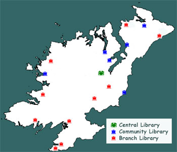 Library locations in County Donegal LibraryLocations.jpg