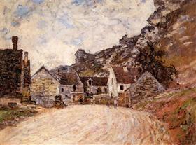 File:Monet - the-hamlet-of-chantemesie-at-the-foot-of-the-rock.jpg