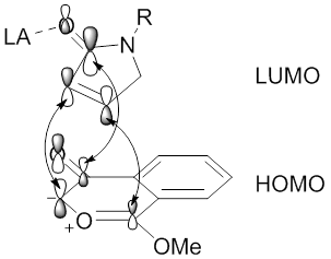 Motivul selectivitii Endo a reaciei 1,3-dipolare de cicloadiie cu un acid Lewis
