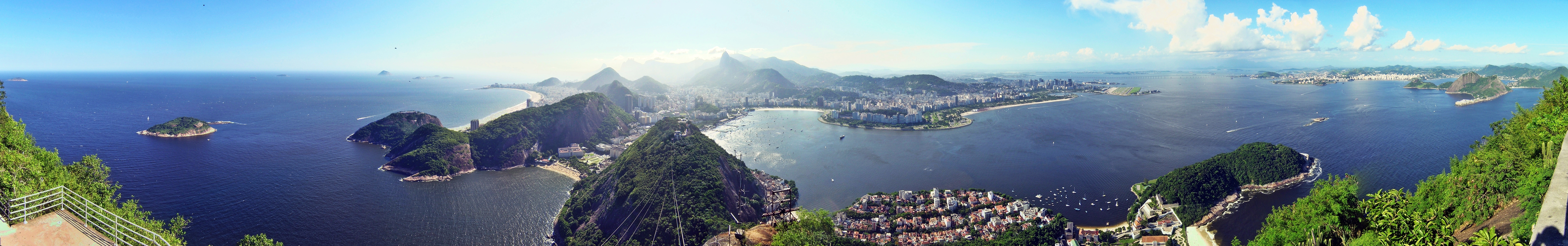 Rio de Janeiro Panoramic from Pão de Açúcar crop