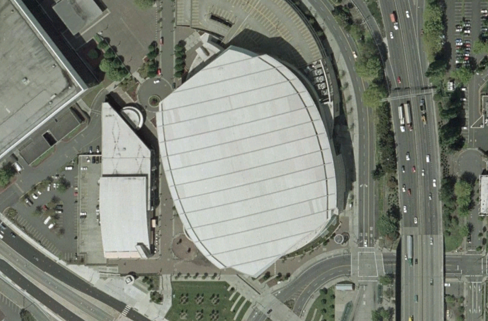 Moda Center, level 5, 300 Level, home of Portland Trail Blazers, Portland  Winterhawks, Portland Steel