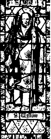 St Wyllow window in St Olaf's Church, Poughill (1914) St Wyllow (St Olaf's church, Poughill) 1914.png