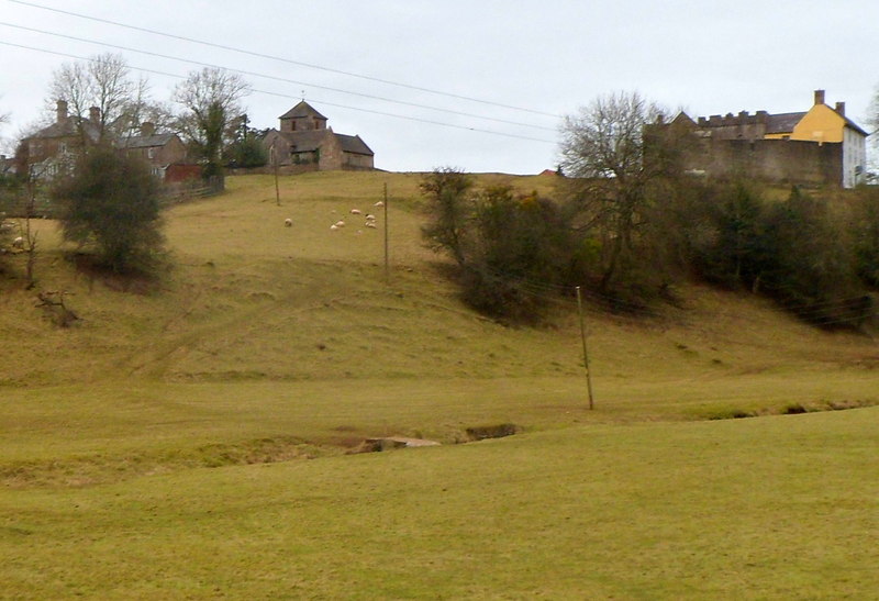 File:Towards Penhow Castle and church - geograph.org.uk - 3935824.jpg